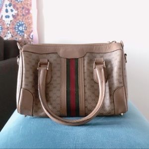 Vintage Gucci monogram speedy